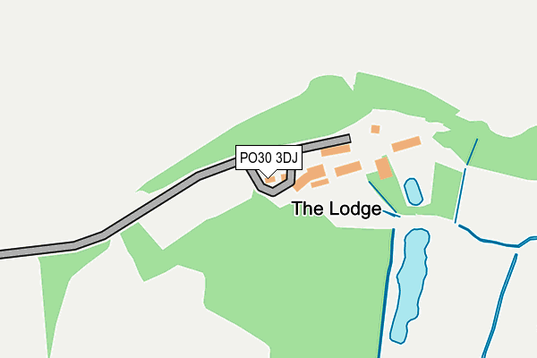 PO30 3DJ map - OS OpenMap – Local (Ordnance Survey)