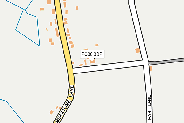 PO30 3DP map - OS OpenMap – Local (Ordnance Survey)