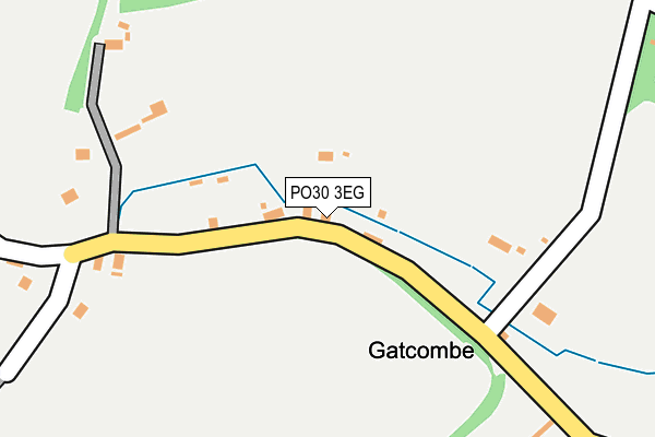 PO30 3EG map - OS OpenMap – Local (Ordnance Survey)