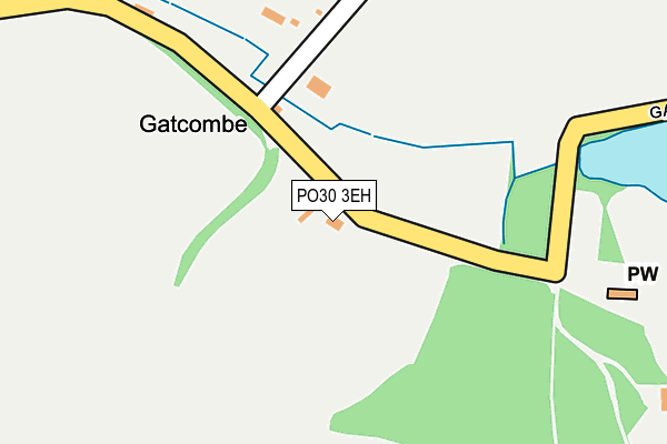 PO30 3EH map - OS OpenMap – Local (Ordnance Survey)