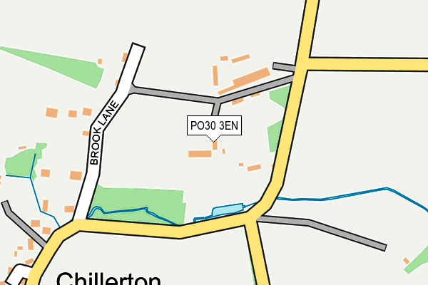 PO30 3EN map - OS OpenMap – Local (Ordnance Survey)