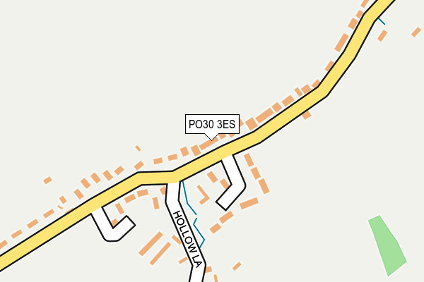 PO30 3ES map - OS OpenMap – Local (Ordnance Survey)