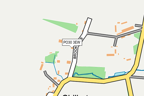 PO30 3EW map - OS OpenMap – Local (Ordnance Survey)