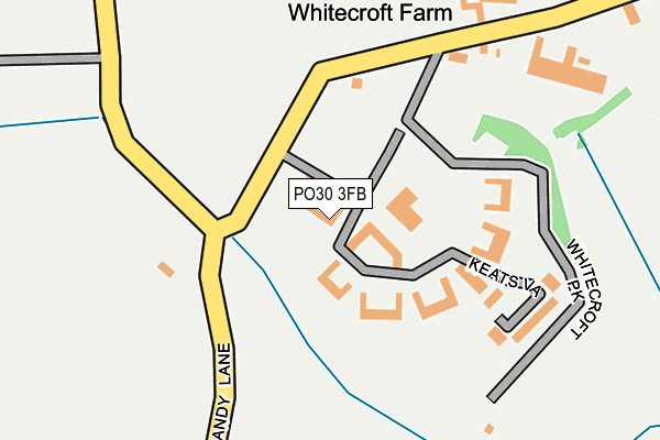 PO30 3FB map - OS OpenMap – Local (Ordnance Survey)