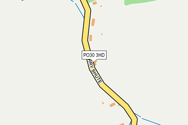 PO30 3HD map - OS OpenMap – Local (Ordnance Survey)