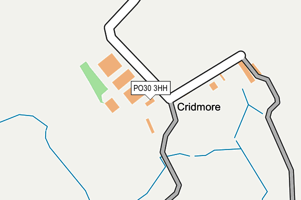 PO30 3HH map - OS OpenMap – Local (Ordnance Survey)