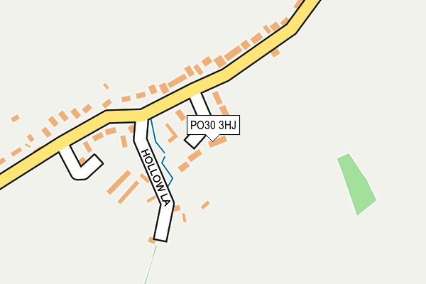 PO30 3HJ map - OS OpenMap – Local (Ordnance Survey)