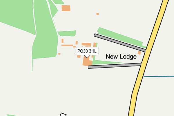 PO30 3HL map - OS OpenMap – Local (Ordnance Survey)