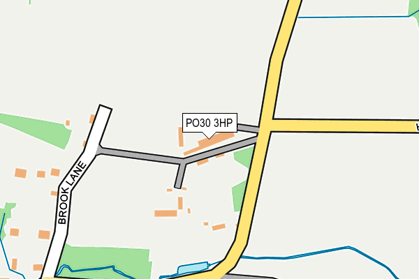 PO30 3HP map - OS OpenMap – Local (Ordnance Survey)
