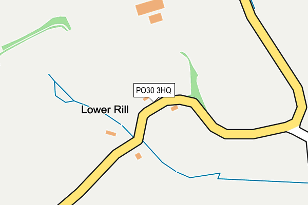 PO30 3HQ map - OS OpenMap – Local (Ordnance Survey)