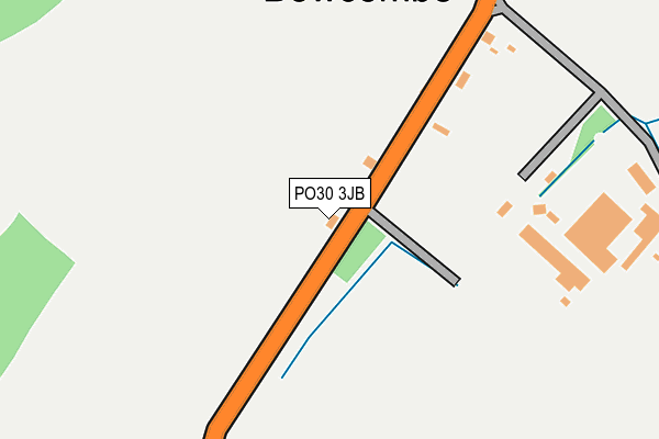 PO30 3JB map - OS OpenMap – Local (Ordnance Survey)