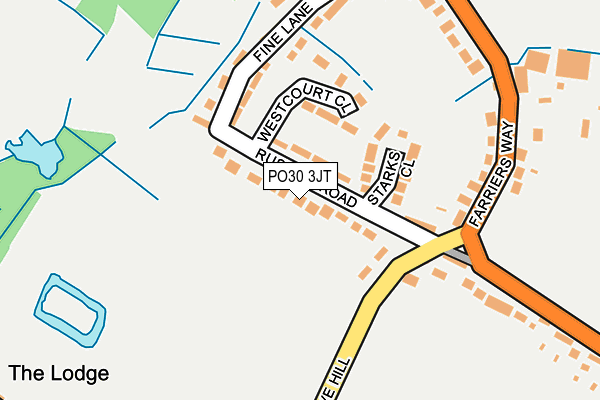 PO30 3JT map - OS OpenMap – Local (Ordnance Survey)