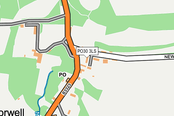 PO30 3LS map - OS OpenMap – Local (Ordnance Survey)