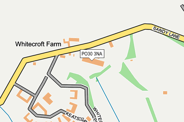 PO30 3NA map - OS OpenMap – Local (Ordnance Survey)