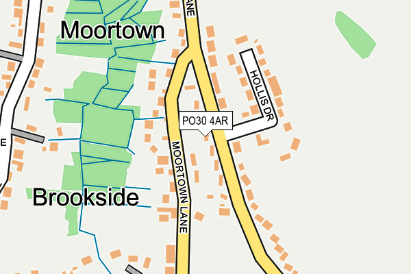 PO30 4AR map - OS OpenMap – Local (Ordnance Survey)