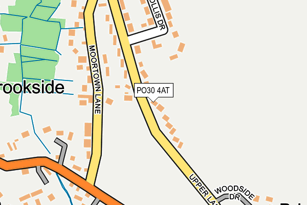 PO30 4AT map - OS OpenMap – Local (Ordnance Survey)