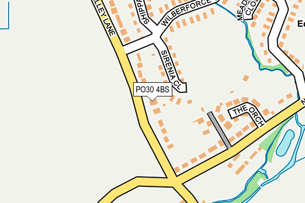PO30 4BS map - OS OpenMap – Local (Ordnance Survey)