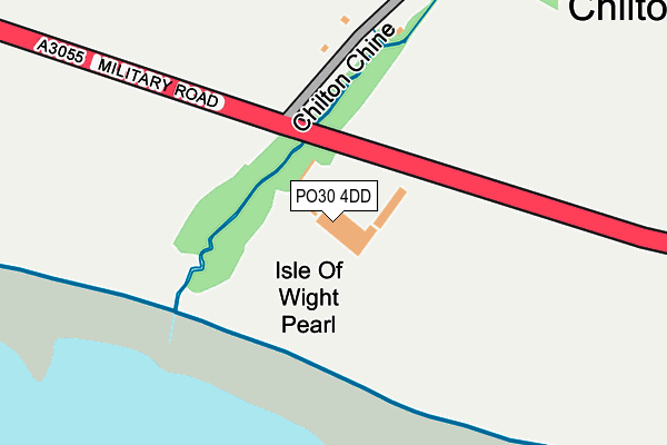 PO30 4DD map - OS OpenMap – Local (Ordnance Survey)