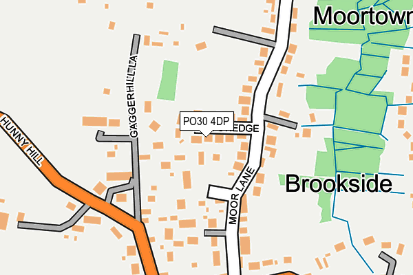 PO30 4DP map - OS OpenMap – Local (Ordnance Survey)