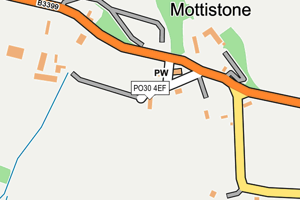 PO30 4EF map - OS OpenMap – Local (Ordnance Survey)