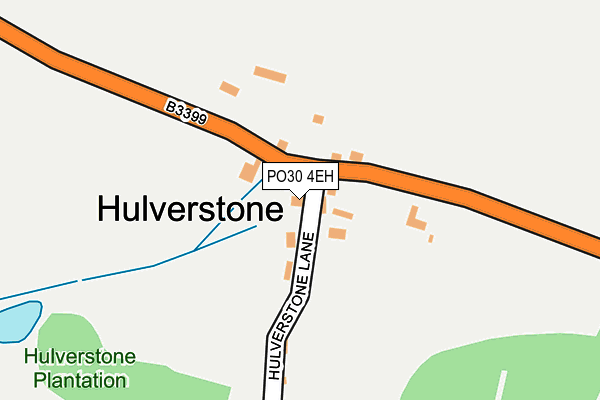 PO30 4EH map - OS OpenMap – Local (Ordnance Survey)