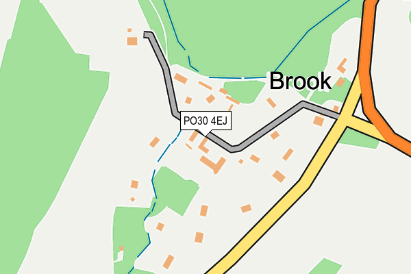PO30 4EJ map - OS OpenMap – Local (Ordnance Survey)