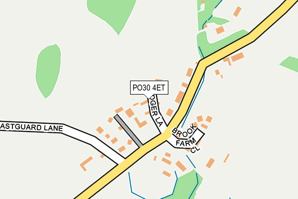 PO30 4ET map - OS OpenMap – Local (Ordnance Survey)