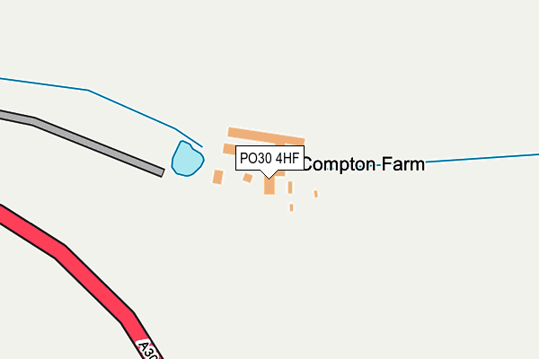 PO30 4HF map - OS OpenMap – Local (Ordnance Survey)