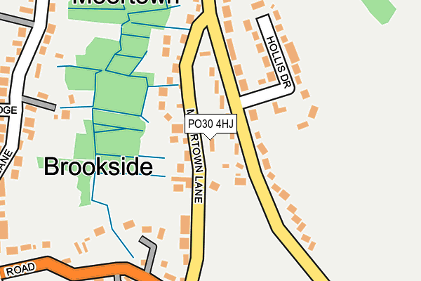 PO30 4HJ map - OS OpenMap – Local (Ordnance Survey)