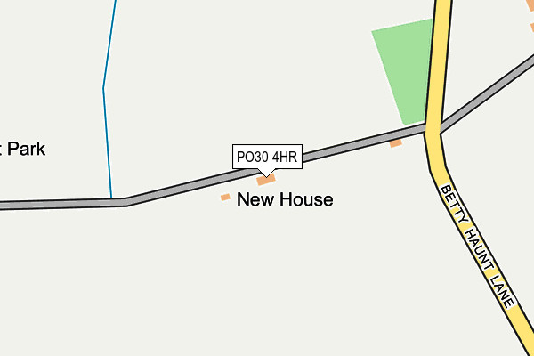 PO30 4HR map - OS OpenMap – Local (Ordnance Survey)