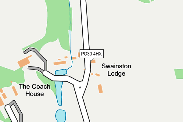 PO30 4HX map - OS OpenMap – Local (Ordnance Survey)