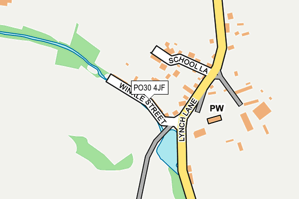 PO30 4JF map - OS OpenMap – Local (Ordnance Survey)