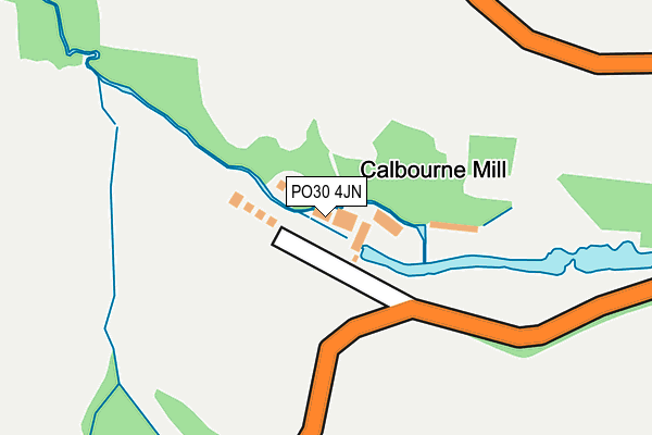 PO30 4JN map - OS OpenMap – Local (Ordnance Survey)