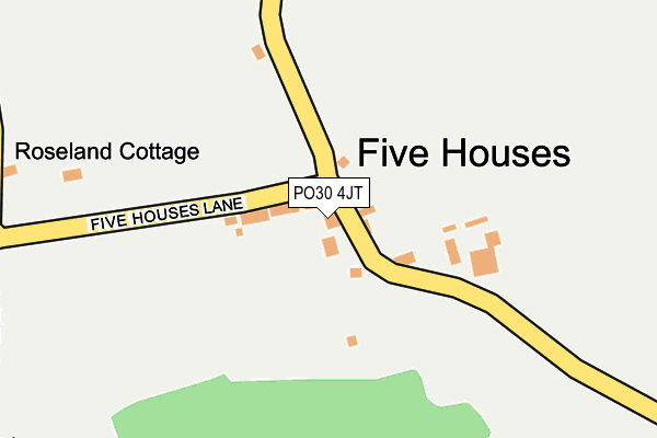 PO30 4JT map - OS OpenMap – Local (Ordnance Survey)