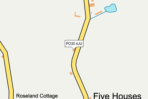 PO30 4JU map - OS OpenMap – Local (Ordnance Survey)