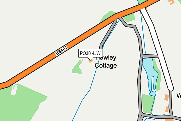 PO30 4JW map - OS OpenMap – Local (Ordnance Survey)