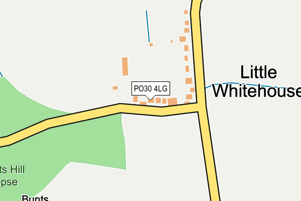 PO30 4LG map - OS OpenMap – Local (Ordnance Survey)