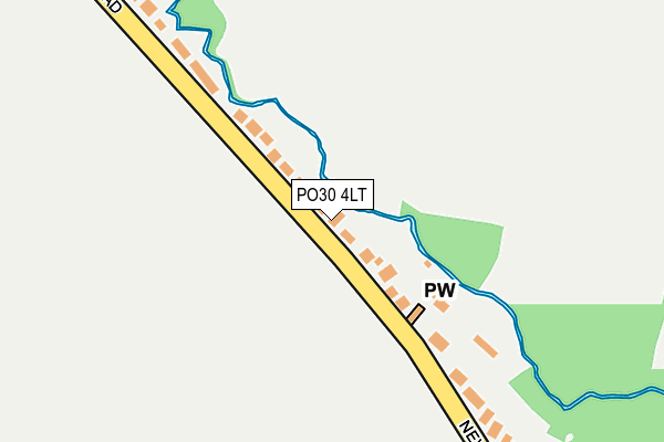PO30 4LT map - OS OpenMap – Local (Ordnance Survey)