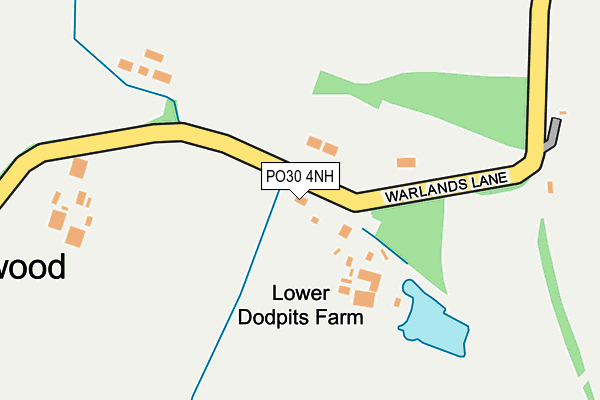 PO30 4NH map - OS OpenMap – Local (Ordnance Survey)