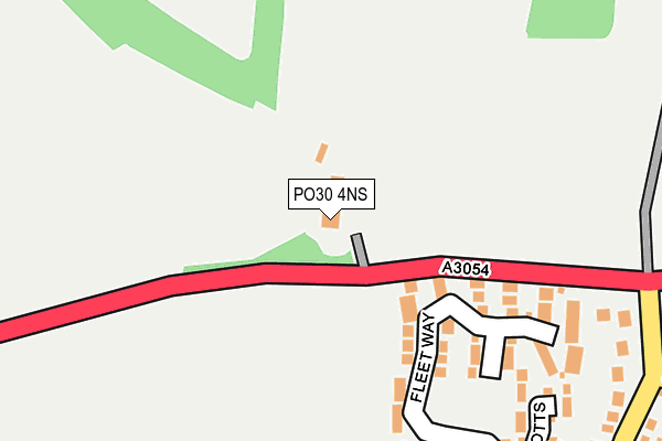 PO30 4NS map - OS OpenMap – Local (Ordnance Survey)