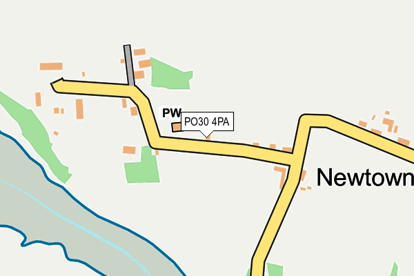 PO30 4PA map - OS OpenMap – Local (Ordnance Survey)