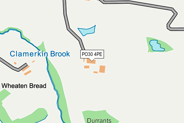 PO30 4PE map - OS OpenMap – Local (Ordnance Survey)