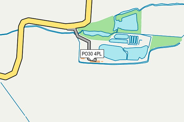 PO30 4PL map - OS OpenMap – Local (Ordnance Survey)