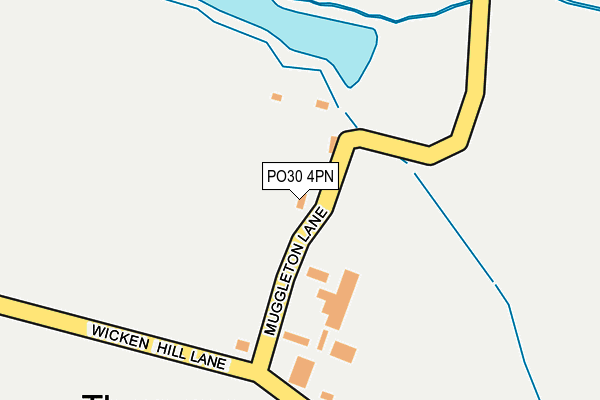 PO30 4PN map - OS OpenMap – Local (Ordnance Survey)