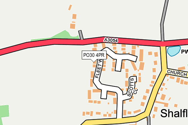 PO30 4PR map - OS OpenMap – Local (Ordnance Survey)