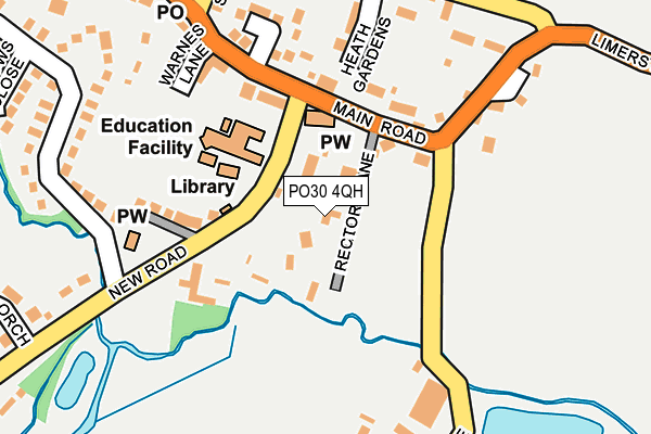 PO30 4QH map - OS OpenMap – Local (Ordnance Survey)