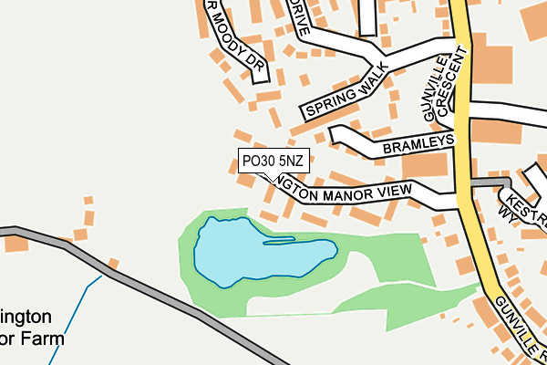 PO30 5NZ map - OS OpenMap – Local (Ordnance Survey)