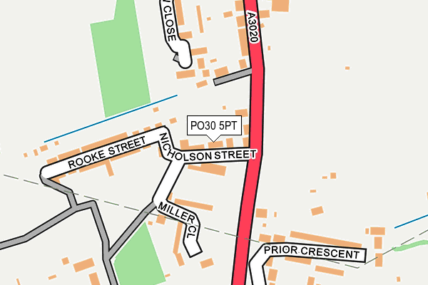 PO30 5PT map - OS OpenMap – Local (Ordnance Survey)