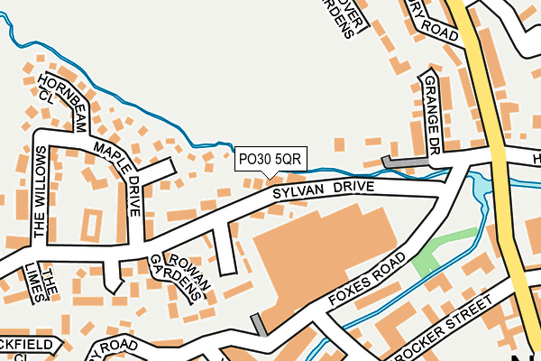 PO30 5QR map - OS OpenMap – Local (Ordnance Survey)