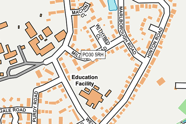 PO30 5RH map - OS OpenMap – Local (Ordnance Survey)